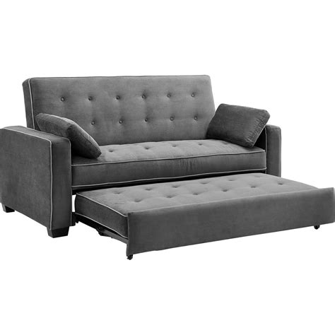 couch 69|69'' Convertible Queen Size Sleeper Sofa Bed, Modern Linen .